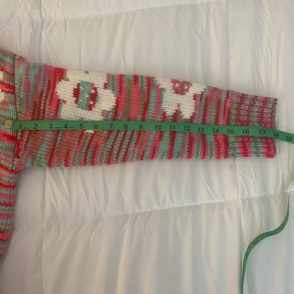 NWT⭐️SUZANNE BETRO🌸CHUNKY KNIT COLORFUL SWEATER 🌼SIZE S/M - Picture 8 of 9